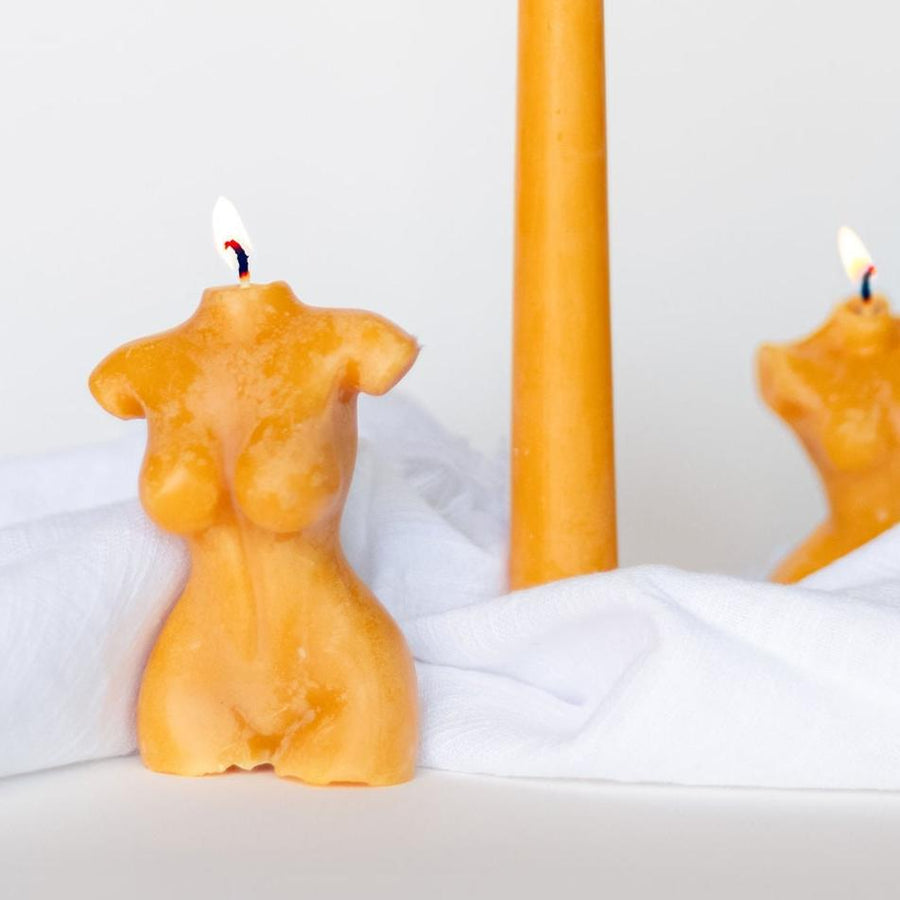 Venus Woman Beeswax Candle
